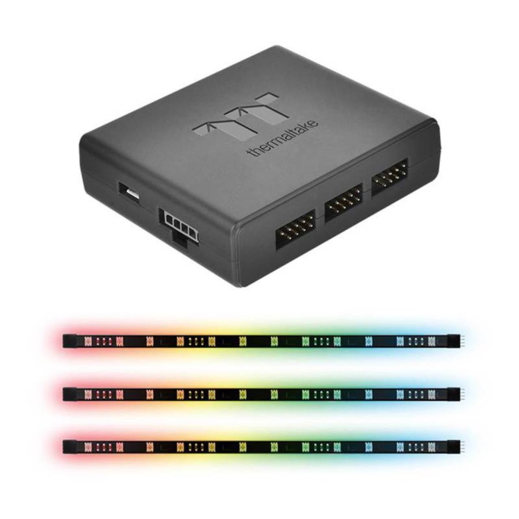 Thermaltake Pacific Lumi Plus LED Strip 3 Pack Image 1