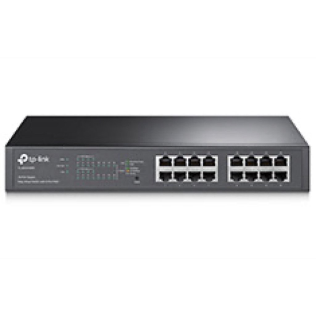 TP-Link TL-SG1016PE 16 Port Gigabit Smart Switch with 8 Port PoE+ Image 1