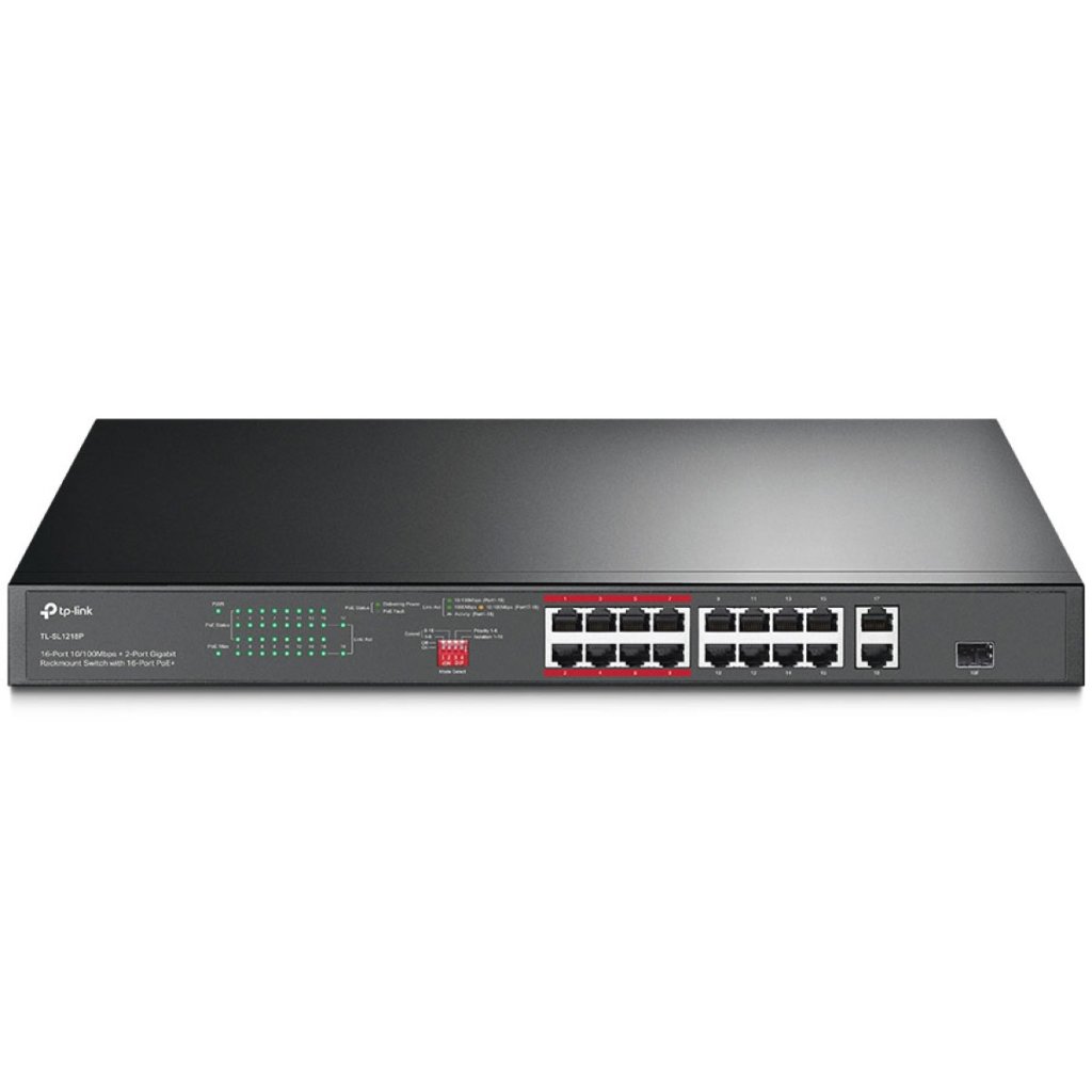 TP-LINK TL-SF1016 10/100M 16 Port Rack Mount Switch