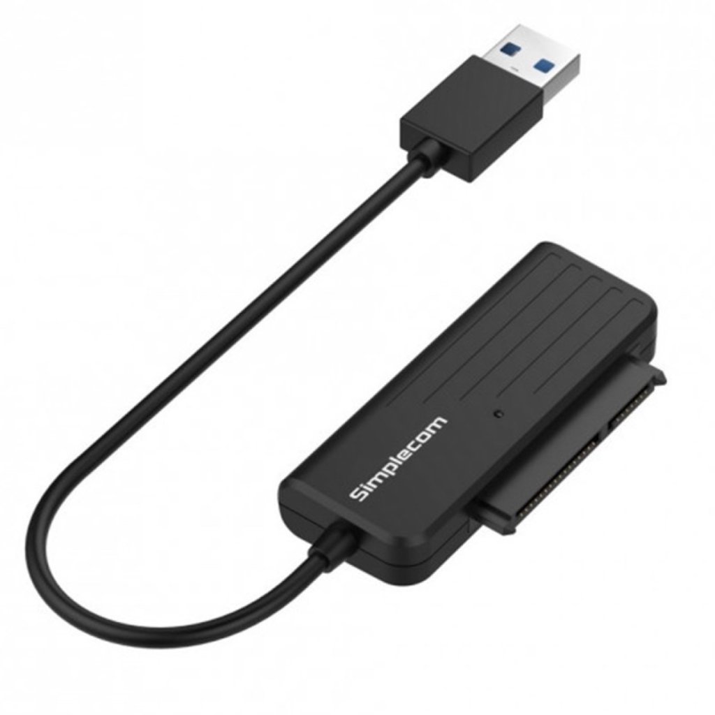 Simplecom SA205 Compact USB-A 3.0 to SATA External Adapter Cable Converter Image 1