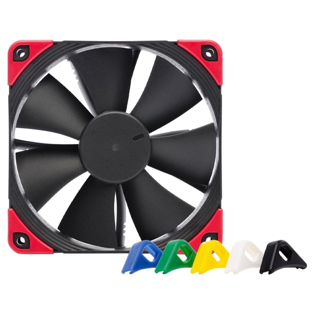 Noctua 120mm NF-F12 PWM chromax.black.swap 1500RPM Fan Image 1
