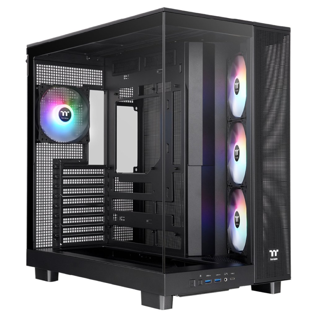 Thermaltake Divider 200 Tempered Glass Micro Case - Black