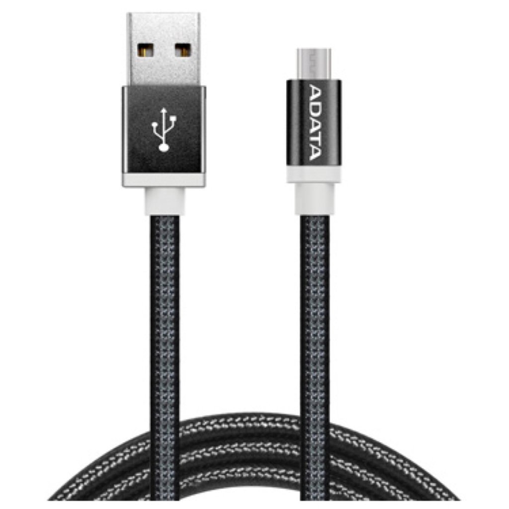 Astrotek 1m USB-A to Micro-USB Data Sync & Charging Cable - Black Image 1