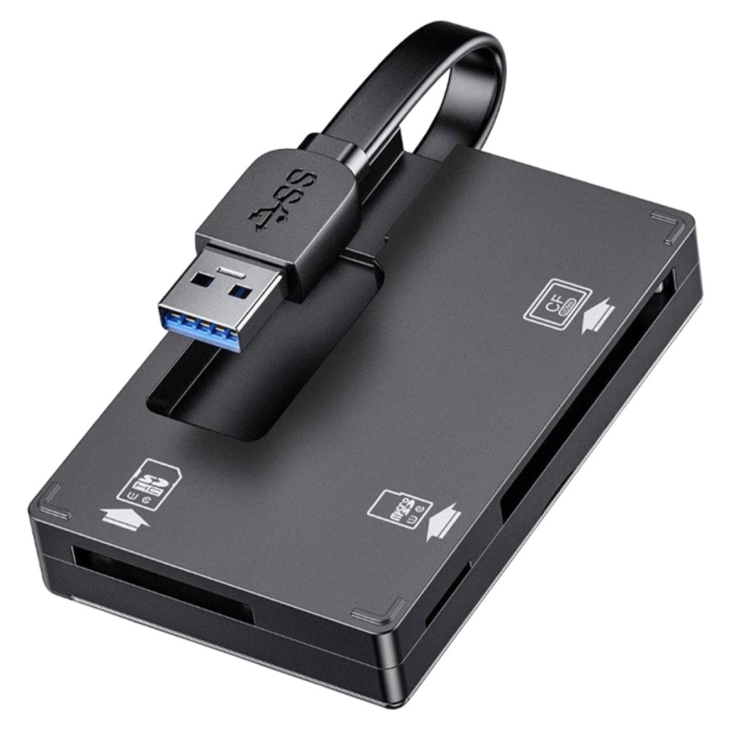 Simplecom CR307 SuperSpeed USB 3.0 All In One Card Reader with CF 4 Slot