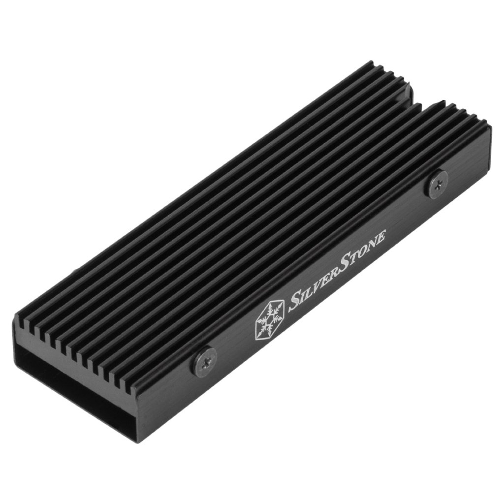 Silverstone SST-TP05B M.2 SSD Slim-Profile Aluminium Alloy Cooling Kit Image 1