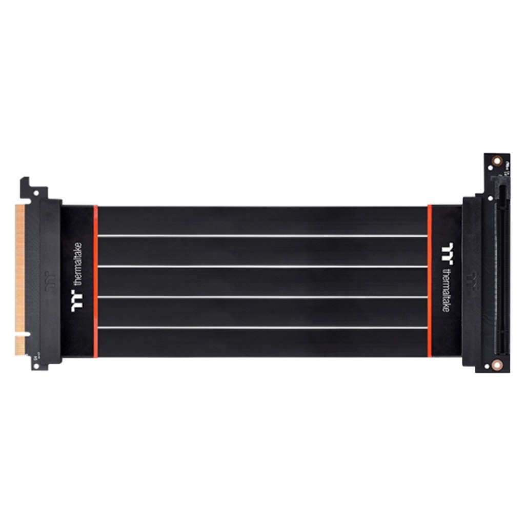 Thermaltake PCI-E 4.0 Riser Cable Express Extender 16X - 200mm (90 Degree) Image 1