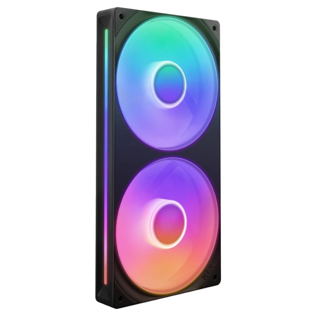 NZXT F120RGB 120mm RGB Case Fan - Single (Black) Image 1