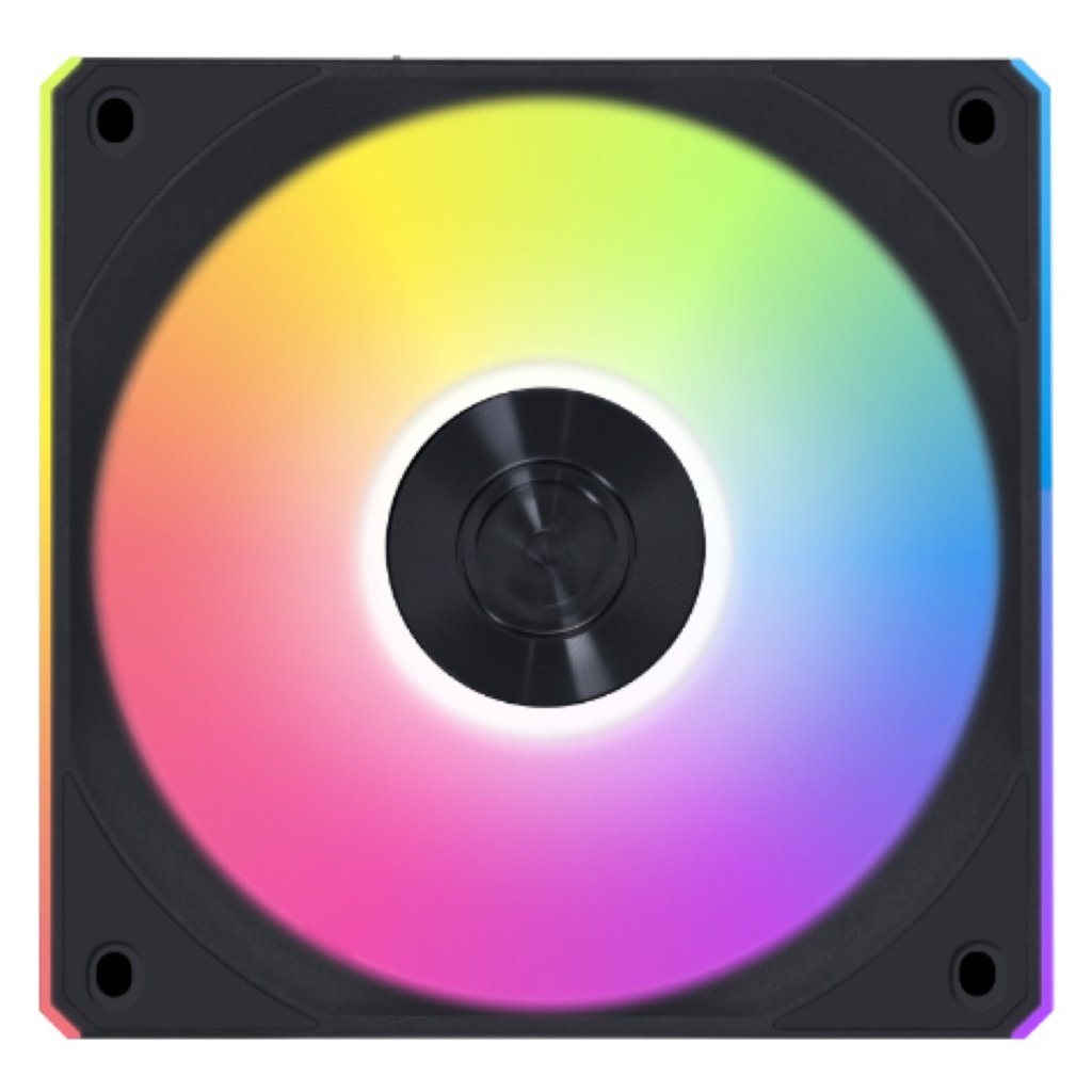 Lian-Li SLV2-1 UNI 120mm ARGB PWM Case Fan - Black Image 1