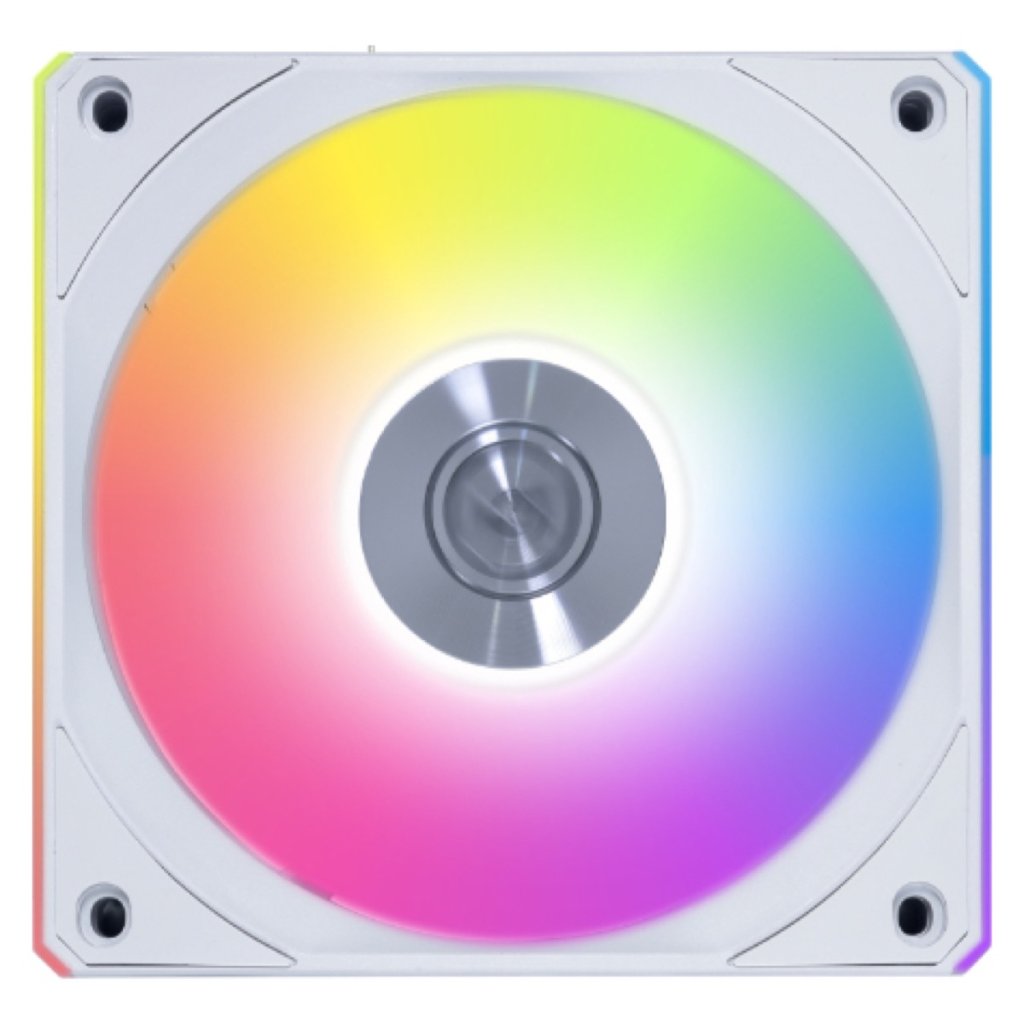 Lian-Li SLV2-1 UNI 120mm ARGB PWM Case Fan - White Image 1