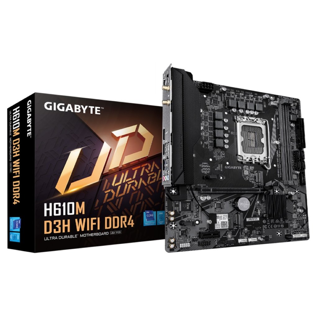 MSI PRO B760M-A WIFI DDR4 LGA 1700 Micro-ATX Motherboard Image 1