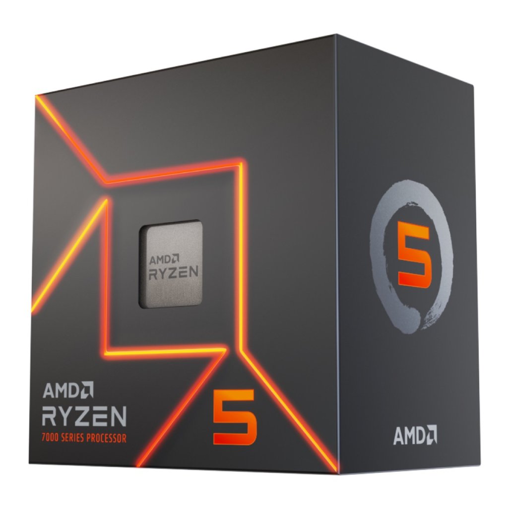AMD Ryzen 5 7600 AM5 3.8 GHz Unlocked CPU Processor + Wraith Stealth