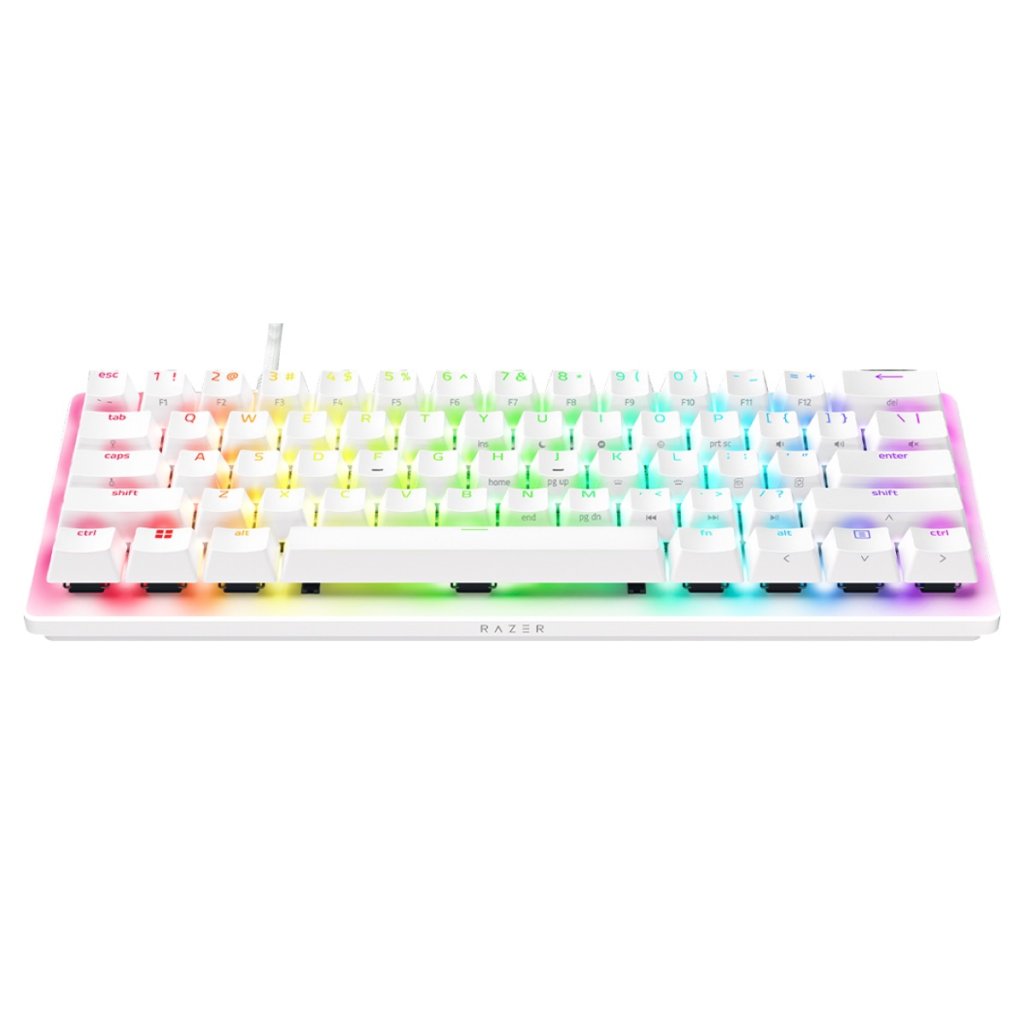 Razer Huntsman Mini Mercury Mechanical Gaming Keyboard - Linear Optical Switches Image 1