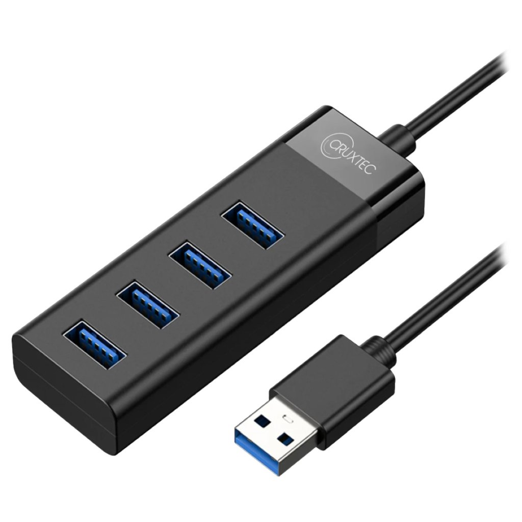 Crutex 4 Port High Speed USB C 3.0 HUB