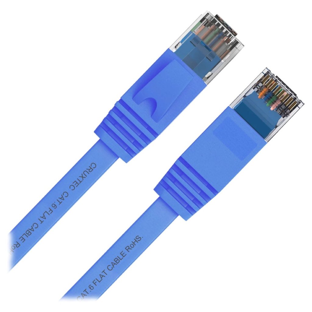 Cruxtec Cat 6 Ethernet Cable - 20m Blue Image 1