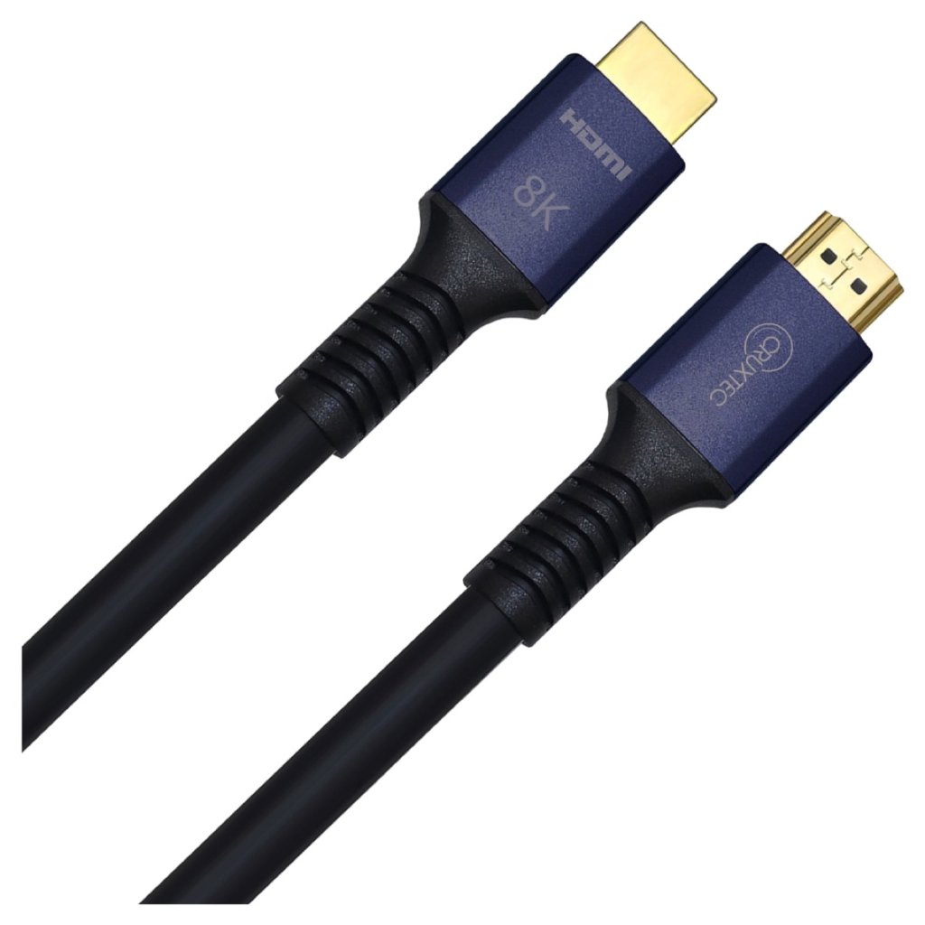 Cruxtec 8K 2.1 HDMI Cable with Ethernet Male to Male 10m - Black Image 1
