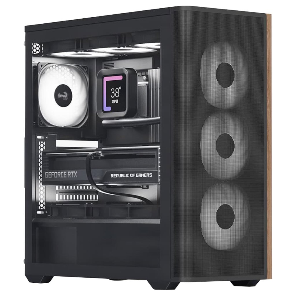 ADATA XPG INVADER X Black Mid-Tower ATX Case, T/G, NO PSU, Fans Included