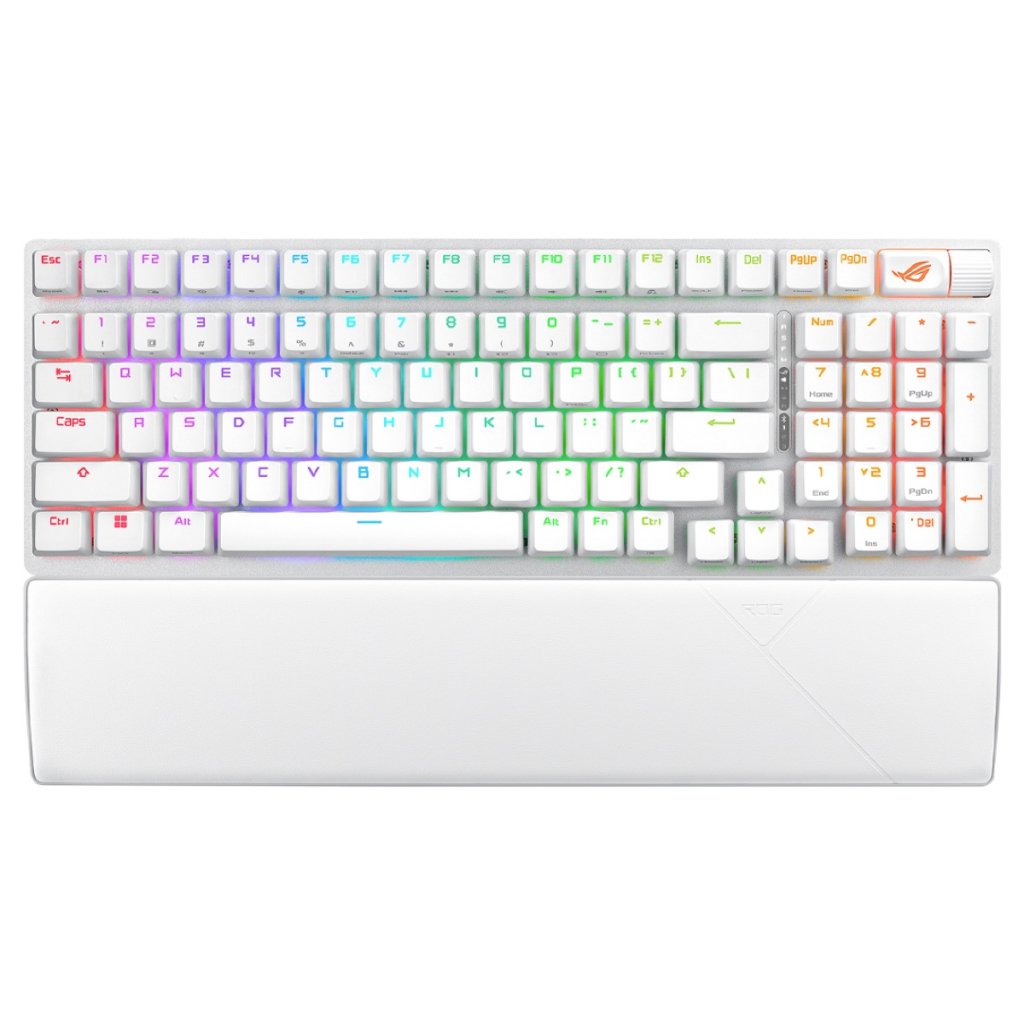 ASUS ROG Strix Scope II 96 Wireless White Mechanical Gaming Keyboard - NX Snow