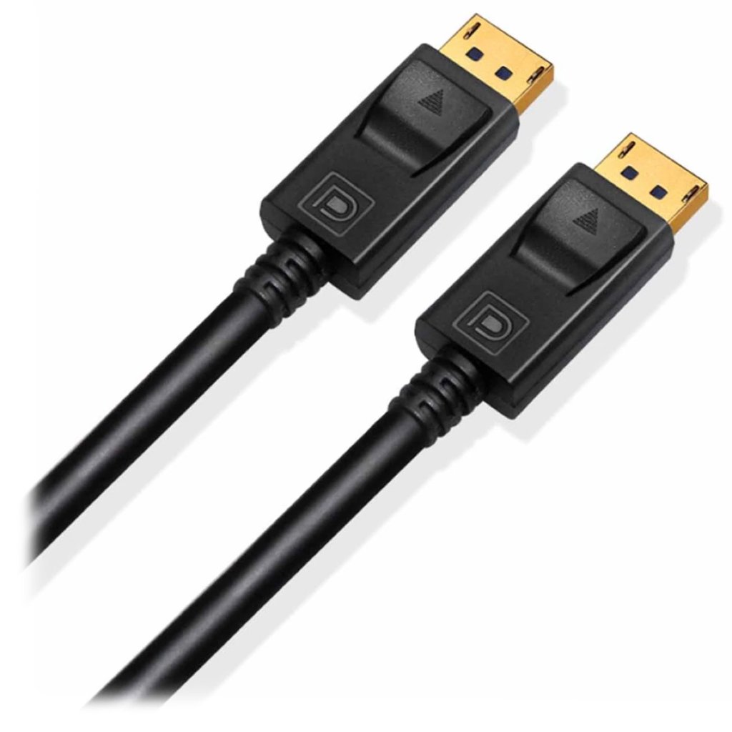 Cruxtec USB-C Male to Displayport V1.4 Male Cable 1m - Black Image 1
