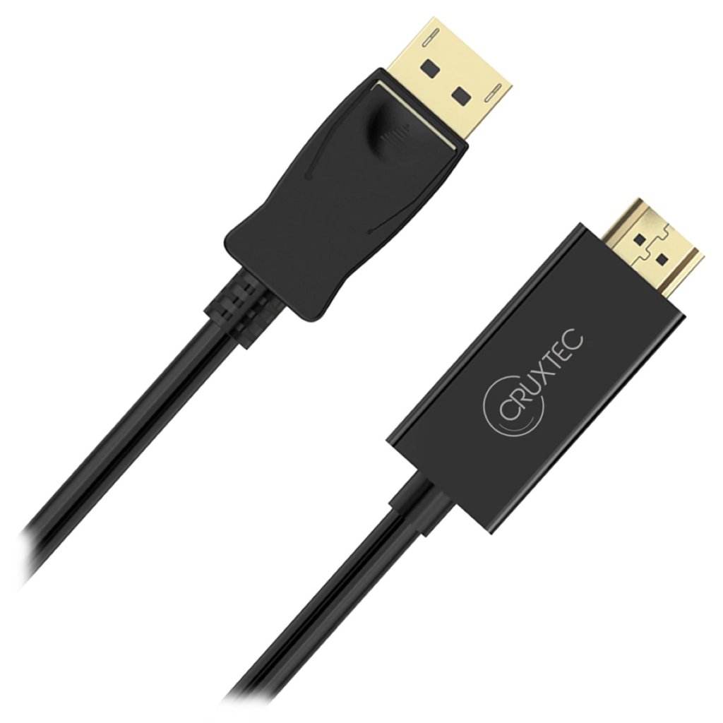Cruxtec CD4K-02-BK USB-C Male to Display port Male Cable 2m