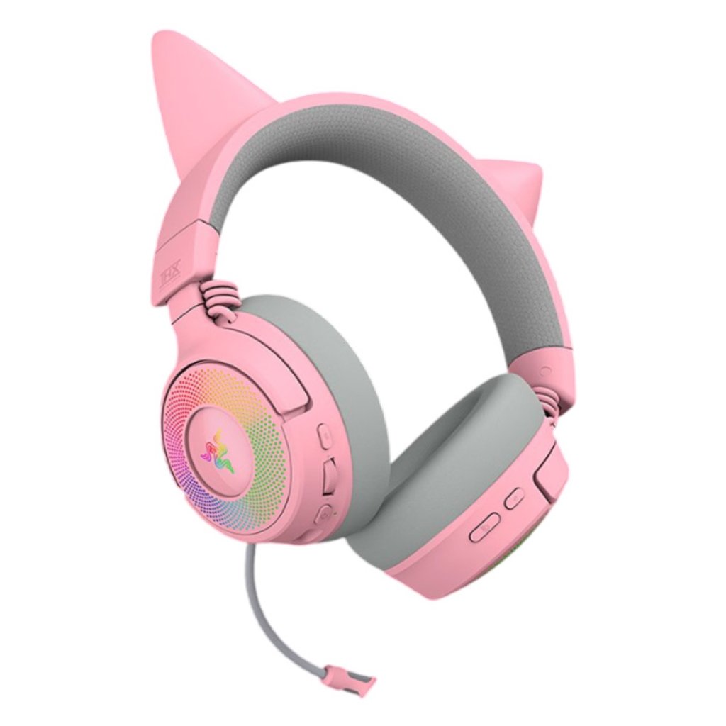 Razer Kraken Kitty V2 Pro Wired RGB Gaming Headset - Quartz