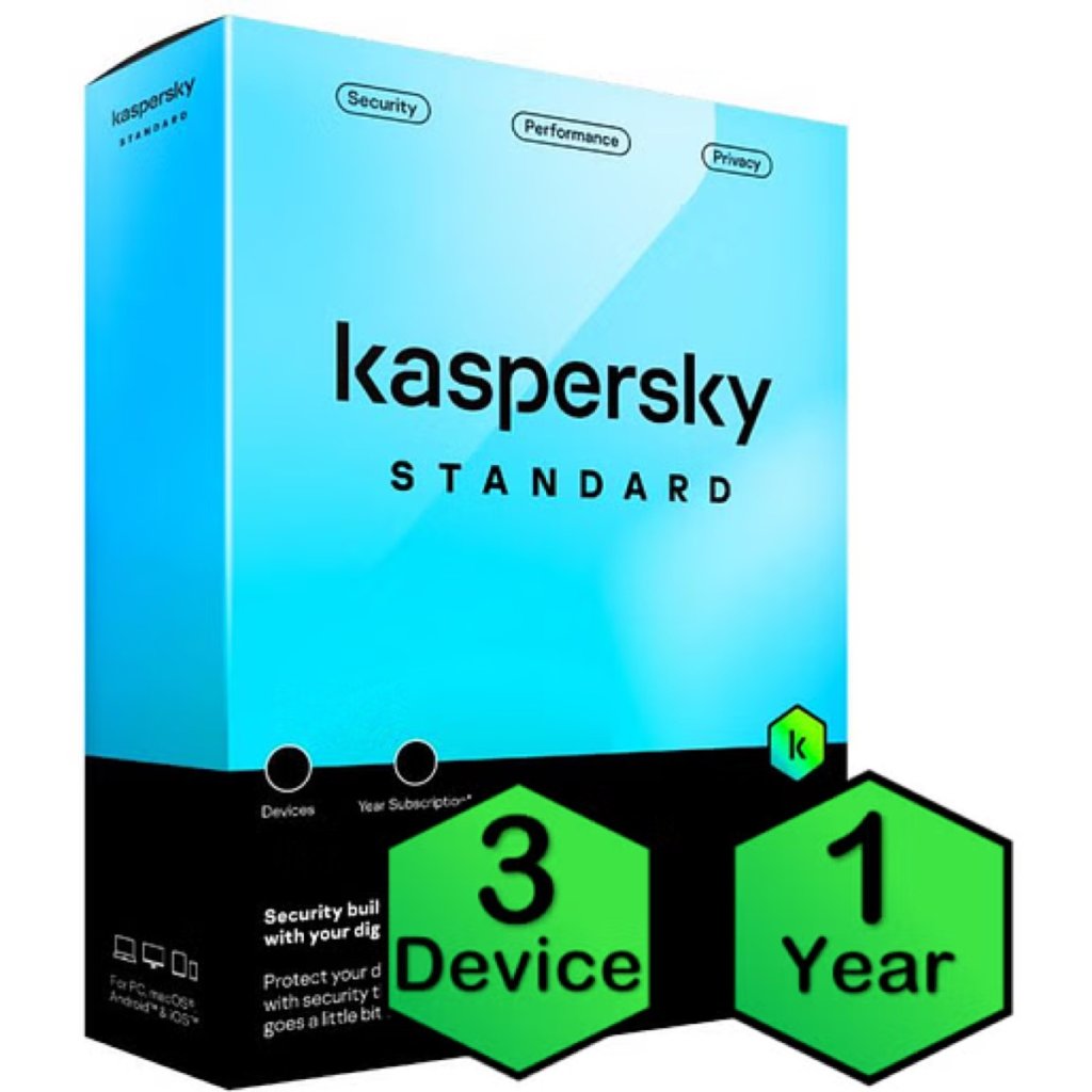 Kaspersky Standard Physical Card 3 Device 1 Account 1 Year Image 1
