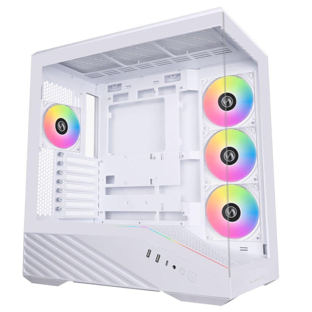 ASUS TUF Gaming GT302 ARGB Mesh & Tempered Glass Mid-Tower E-ATX Case - White