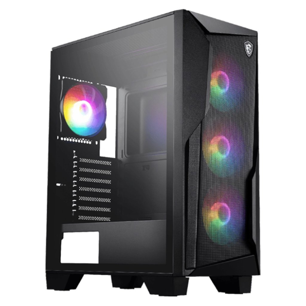 MSI MAG FORGE 120A AIRFLOW Tempered Glass Mid-Tower ATX Case Image 1