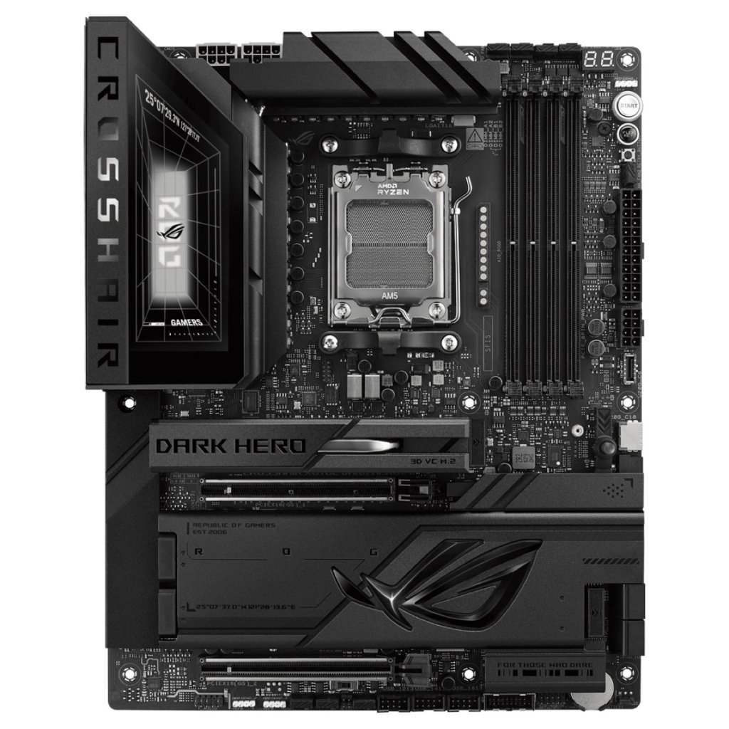ASUS ROG CROSSHAIR X870E HERO AM5 ATX Motherboard Image 1