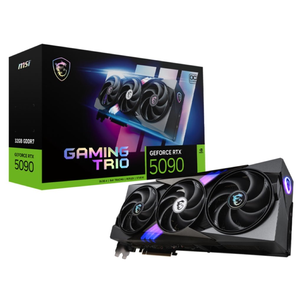 MSI GeForce RTX 5090 GAMING TRIO OC 32GB Video Card Image 1