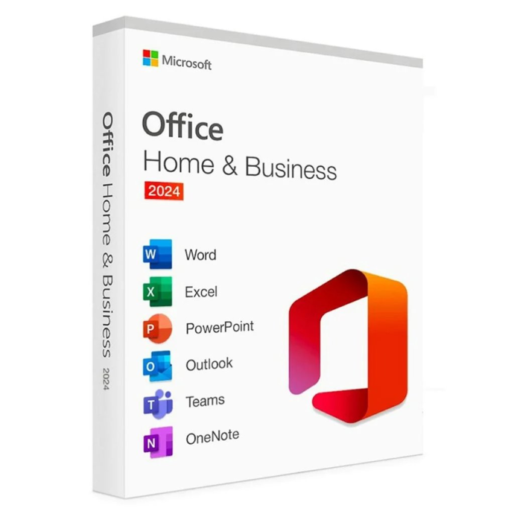 Microsoft Office Home & Business 2024 English - Medialess Retail Image 1