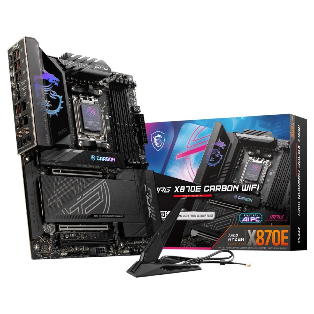 MSI MPG X870E CARBON WIFI AM5 ATX Motherboard