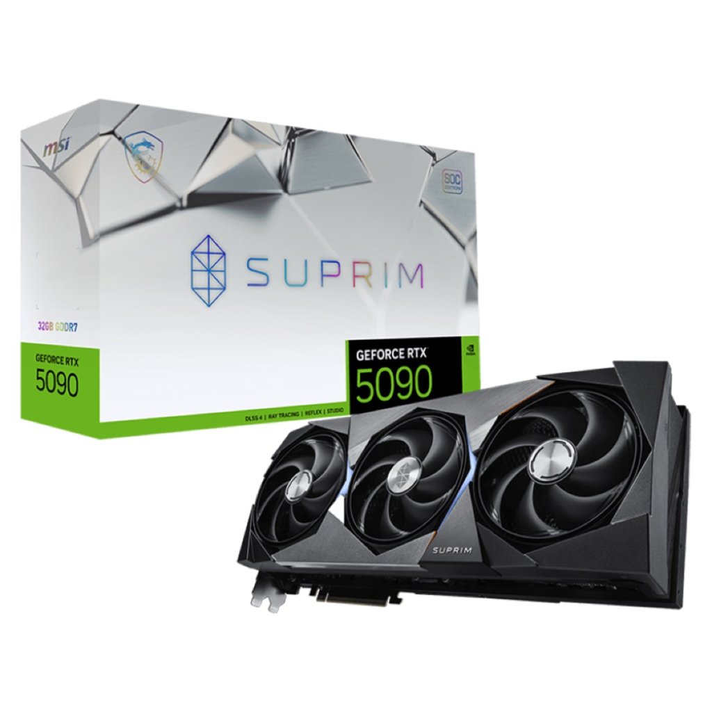 MSI GeForce RTX 5090 SUPRIM SOC 32GB Video Card
