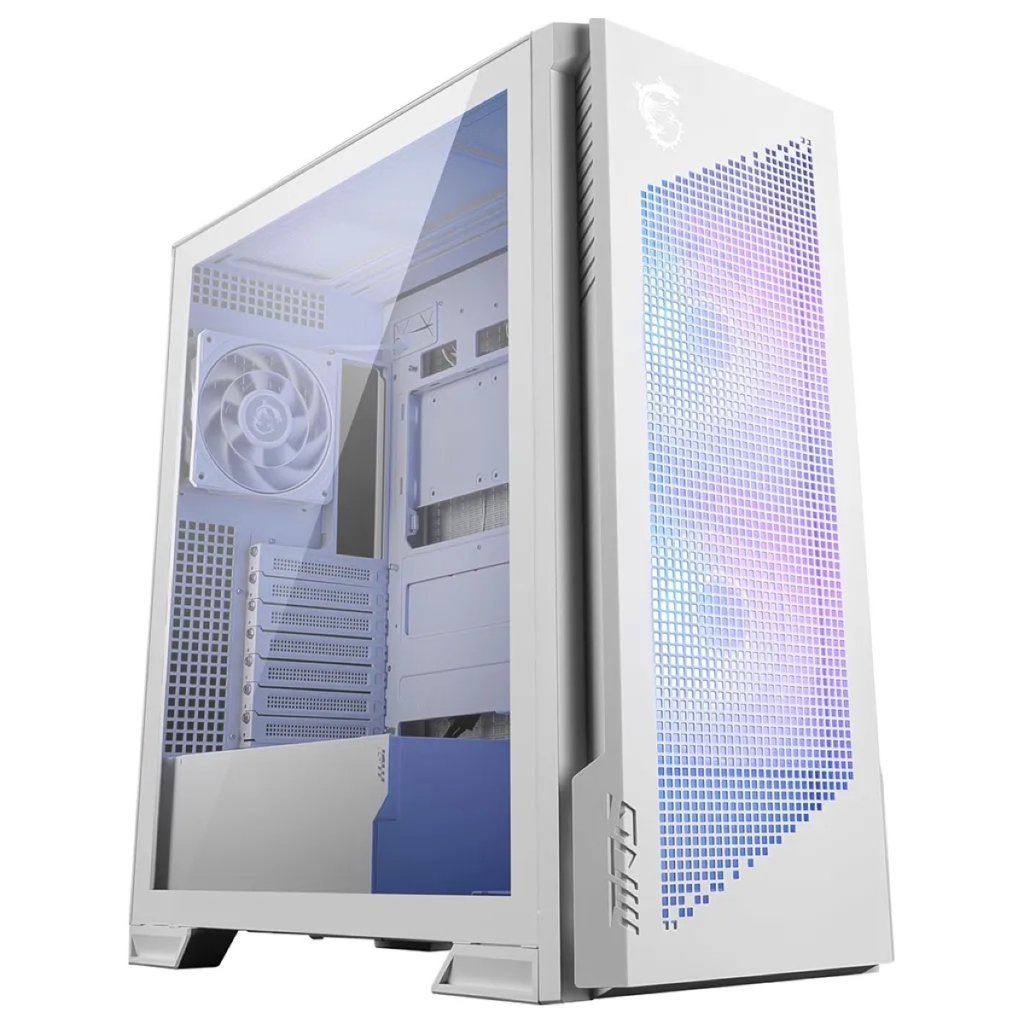 MSI MPG Velox 300R Airflow PZ Mid-Tower E-ATX Case - White Image 1