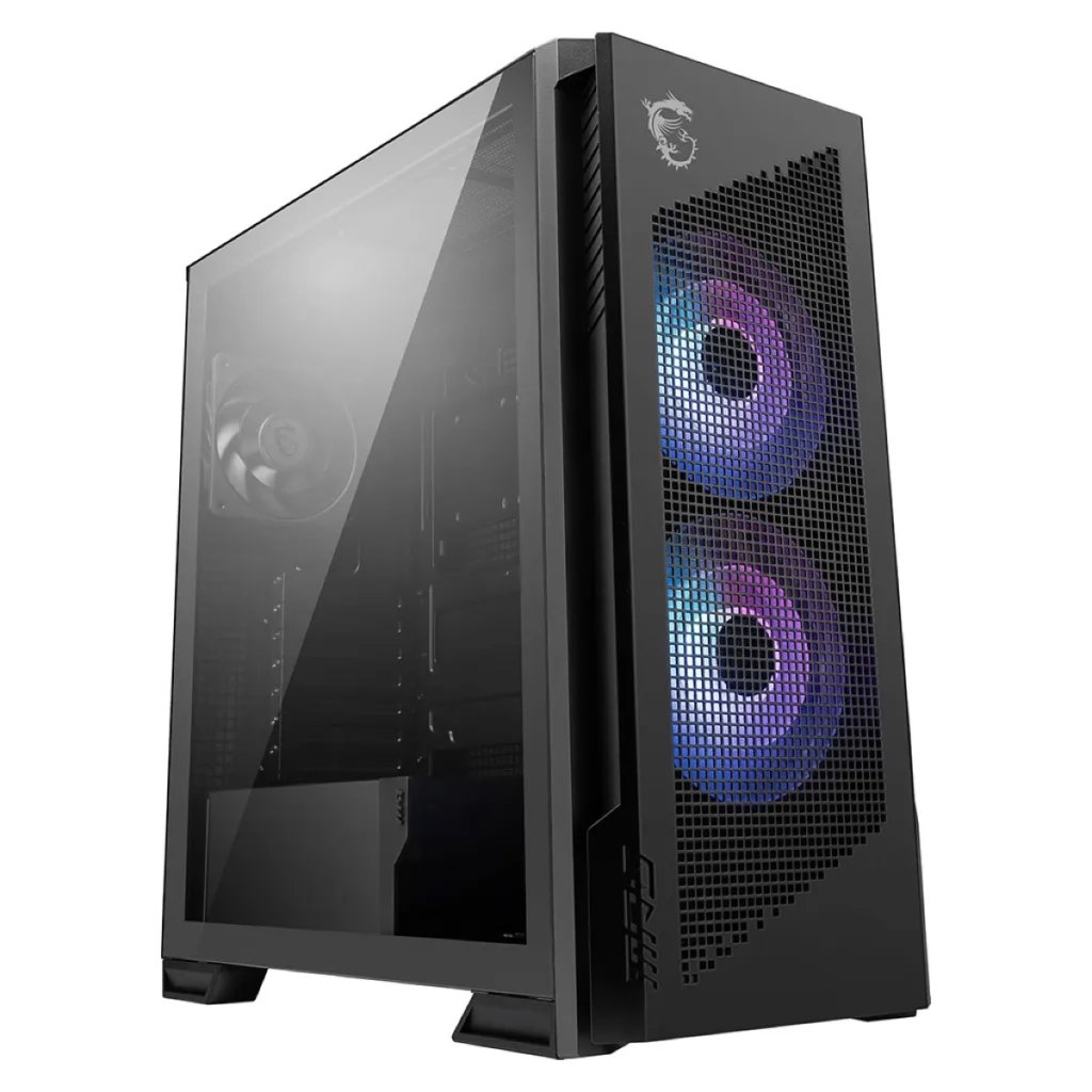 MSI MPG Velox 300R Airflow PZ Mid-Tower E-ATX Case - Black Image 1