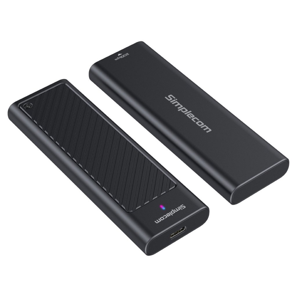 Simplecom SE538 M.2 SSD to USB 3.2 Gen 2x2 USB-C Enclosure 20Gbps NVMe SATA Dual Protocol
