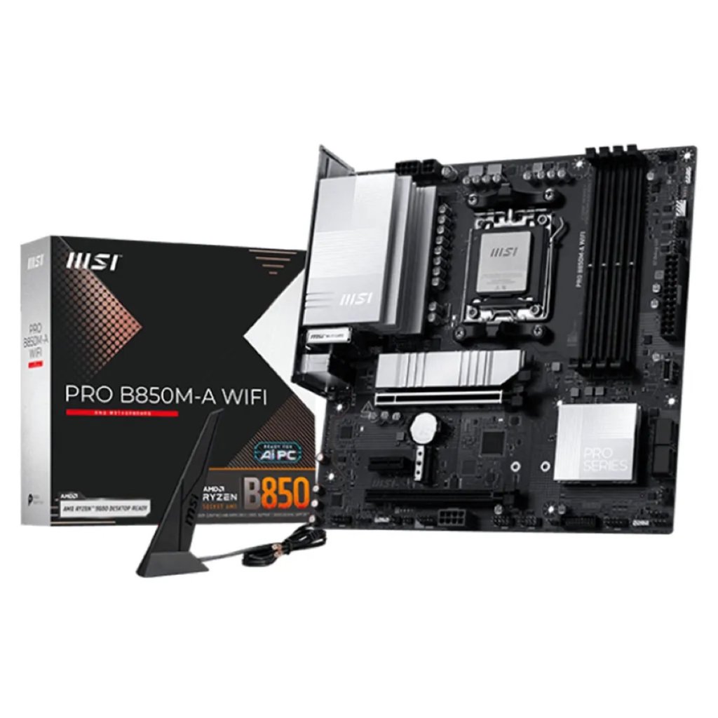 MSI PRO B850M-A WIFI AM5 Micro-ATX Motherboard