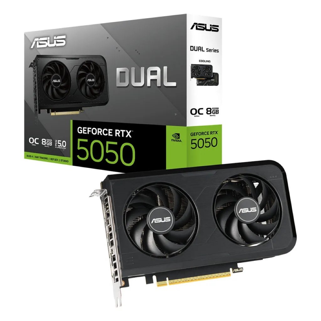 ASUS GeForce RTX 5050 Dual 8GB GDDR6 OC Edition Video Card