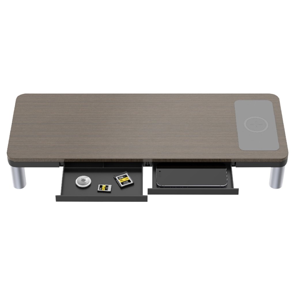 Infinity Pro Monitor Riser with Dock & Wireless Chrager