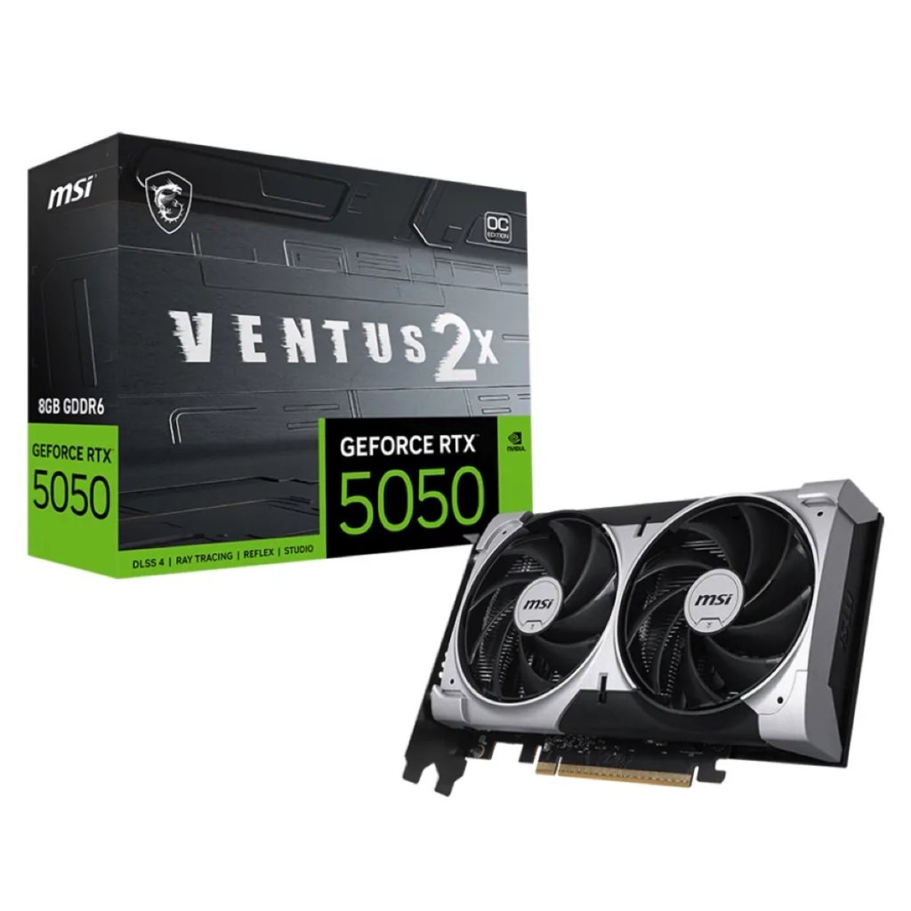 MSI GeForce RTX 5050 VENTUS 2X OC 8GB Video Card Image 1