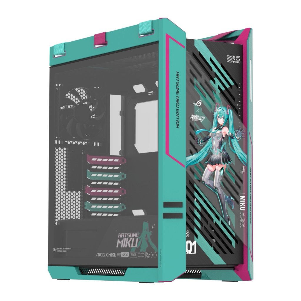 ASUS ROG Strix Helios II EATX Mid Tower Case - Hatsune Miku Edition