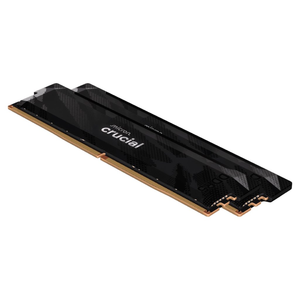 Crucial Pro 32GB (2x 16GB) 6400MHz CL32 DDR5 Memory - White