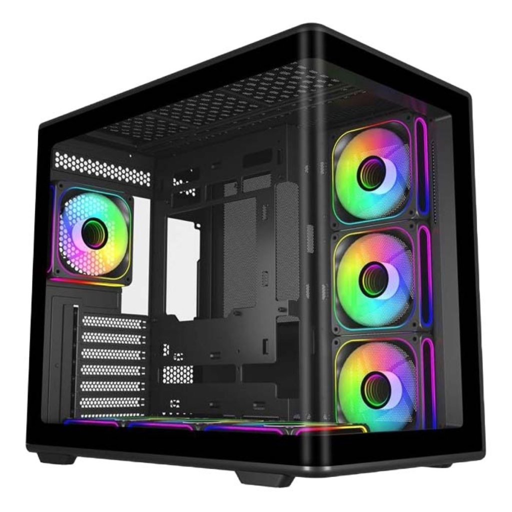 Cooler Master MasterFrame 600 Tempered Glass Mid-Tower E-ATX Case - Silver