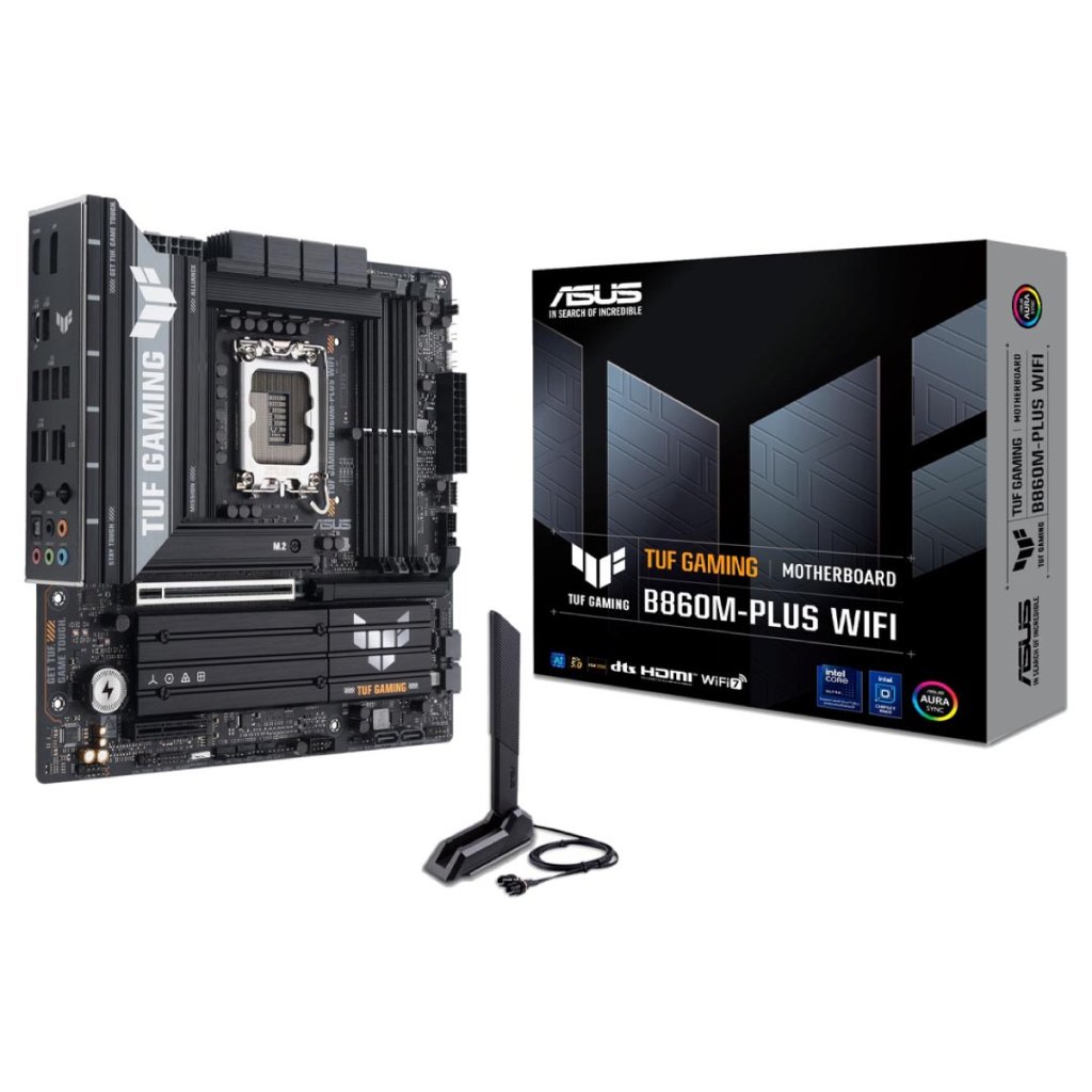 ASUS TUF GAMING B860M-PLUS WIFI Intel LGA 1851 Micro-ATX Motherboard Image 1