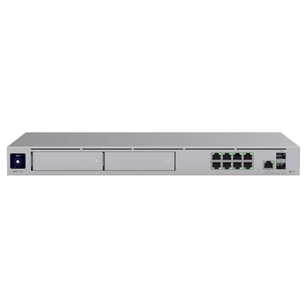 Ubiquiti UniFi Dream Machine Pro Max Cloud Gateway with 2x NVR Drive Bays