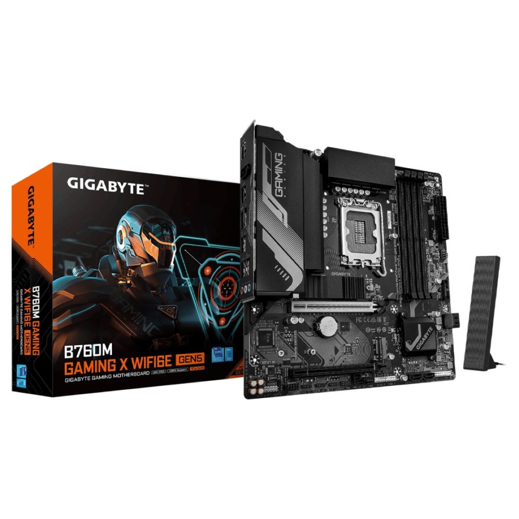 Gigabyte B760M AORUS ELITE WIFI 6E GEN 5 Intel LGA 1700 Micro-ATX Motherboard