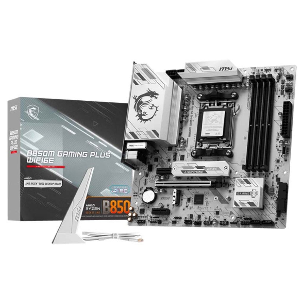 MSI B850M GAMING PLUS WIFI6E AM5 Micro-ATX Motherboard
