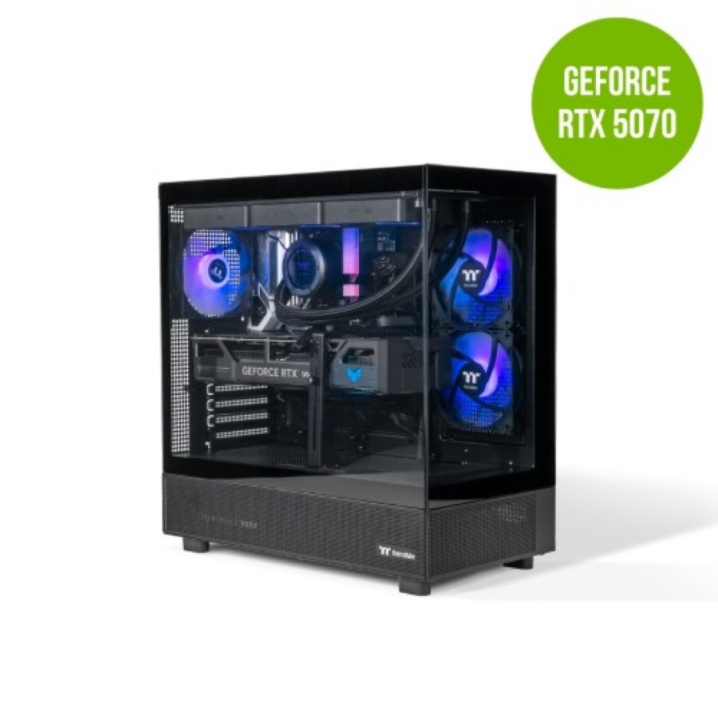 Thermaltake Gaming System Horizon PRO V2 - AMD 7600 / RTX 5070/ B650 WIFI/ 32GB RAM/ View 270 ARGB Image 1