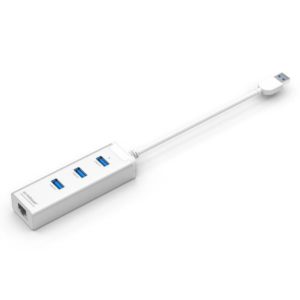 Mbeat “HAMILTON” 3-Port USB 3.0 Hub with Gigabit LAN