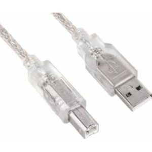 Astrotek USB A-B Cable Translucent Silver 3M