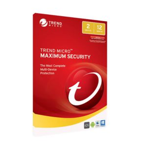 Trend Micro Maximum Security – 2 Devices 1 Year OEM